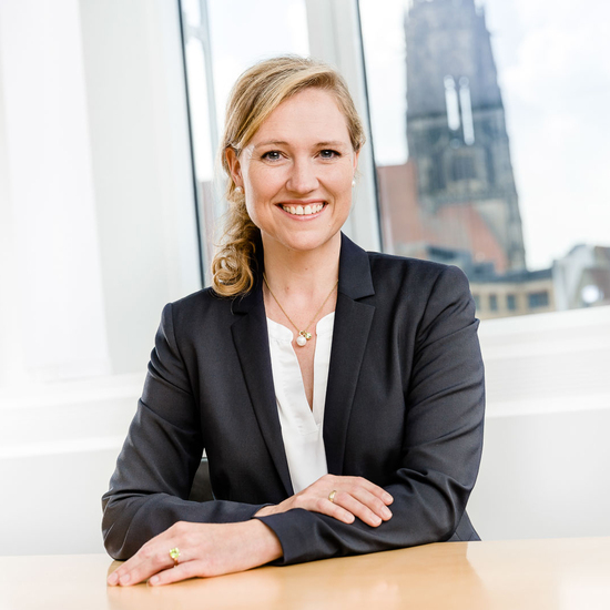 Das Foto zeigt Cathrin Beckervordersandfort von der Kanzlei Weiduschat & Beckervordersandfort in Münster.